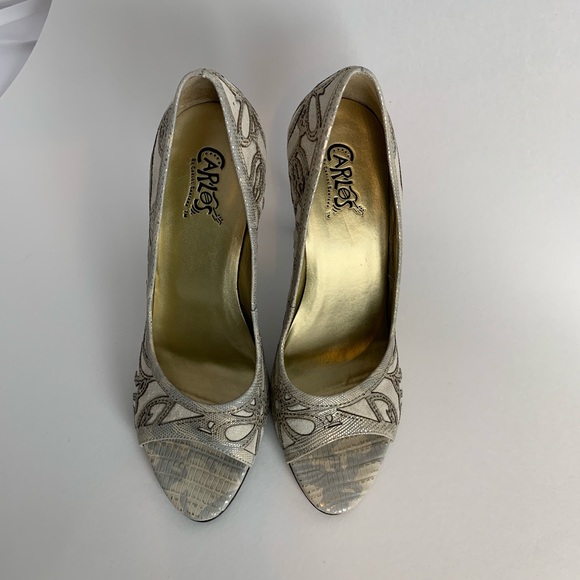 Carlos by Carlos Santana leather cutwork heels - Picture 4 of 8